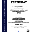 Zertifikat ISO 9001 K.Ä.B