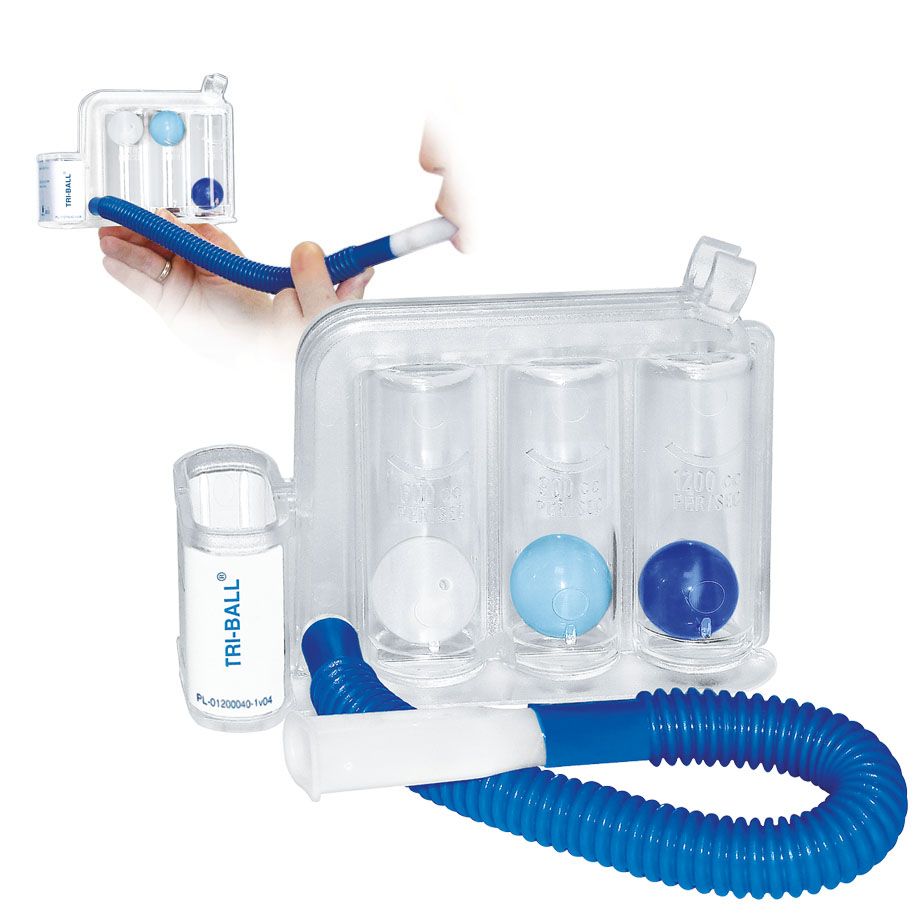 Atemtrainer Tri-Ball, Atemtrainer mit Kugelwiderstand