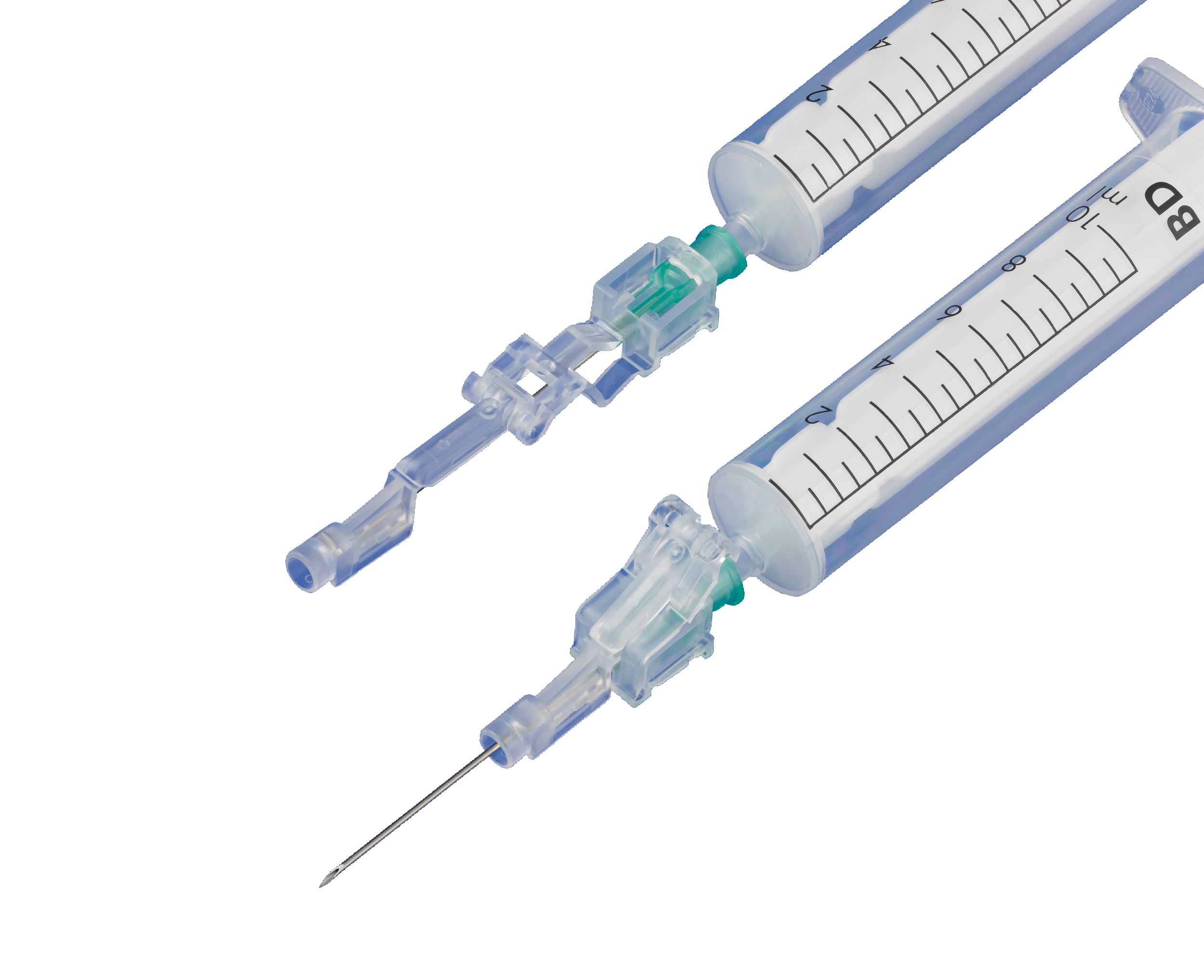 BD SafetyGlide Sicherheitsinjektionskanüle, Kanüle, Nadelschutz