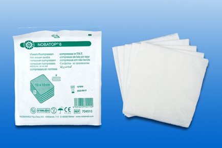 NOBA TOP® 8-soft steril – Vliesstoffkompressen steril, Kompresse, Wundabdeckung