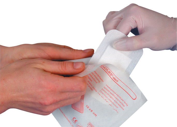 072585:RUDAVLIES® Steril-Wundschnellverband, Vliespflaster, Wundschnellverband,Vlies, Pflaster