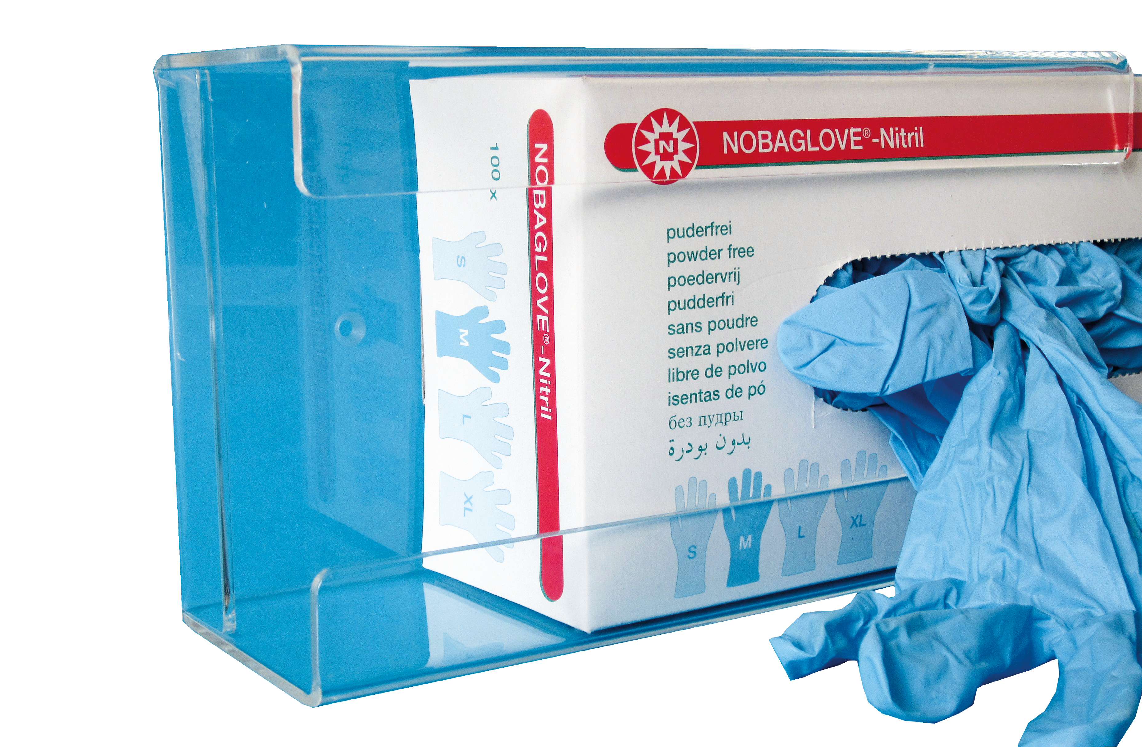 Handschuhbox – Halterung aus Acrylglas