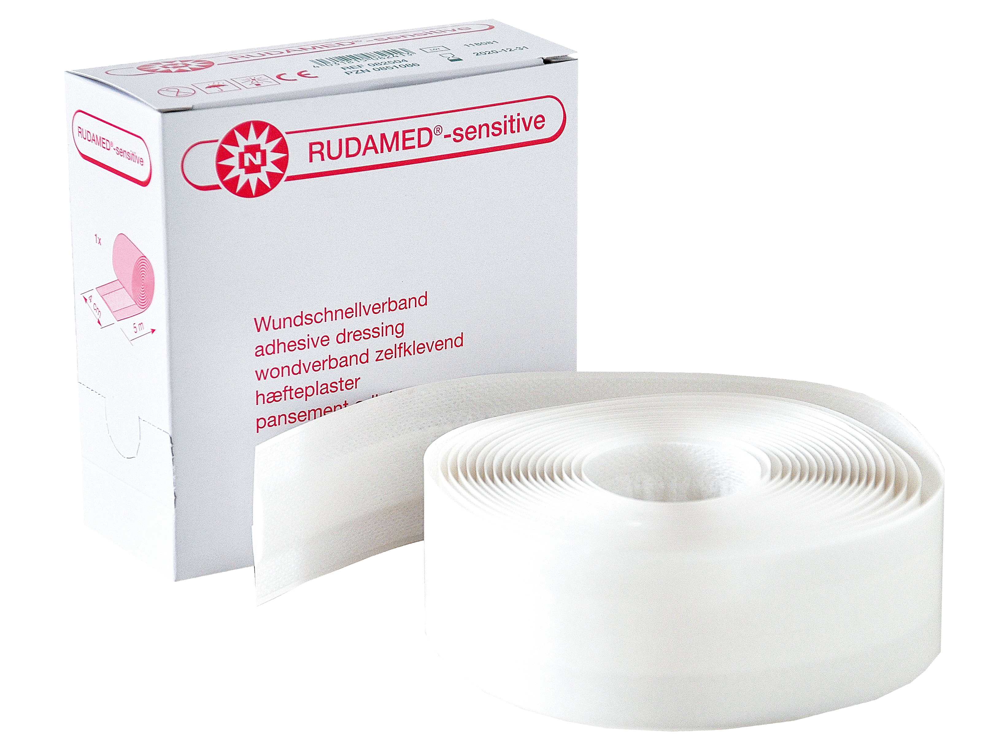 082504:RUDAMED® sensitive, Schnellverband, Verband, Wundverband, Verbandrolle, Pflaster