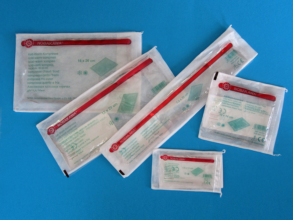 100713:NOBAKAWA Kalt-/Warmkompressen, Therapie,  Schmerzbehandlung