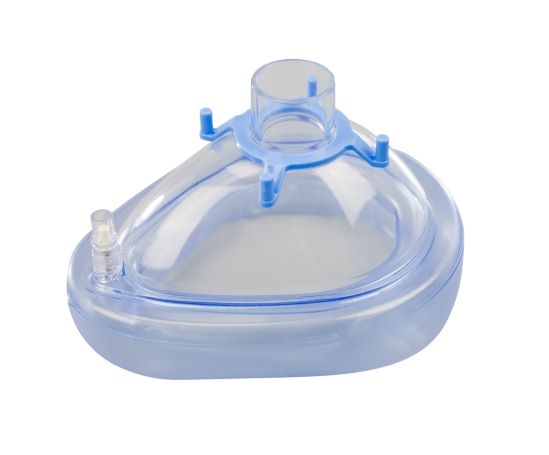 HBM061V:AERObag PVC-Beatmungsmaske – Einweg, Vollsilikon Maske