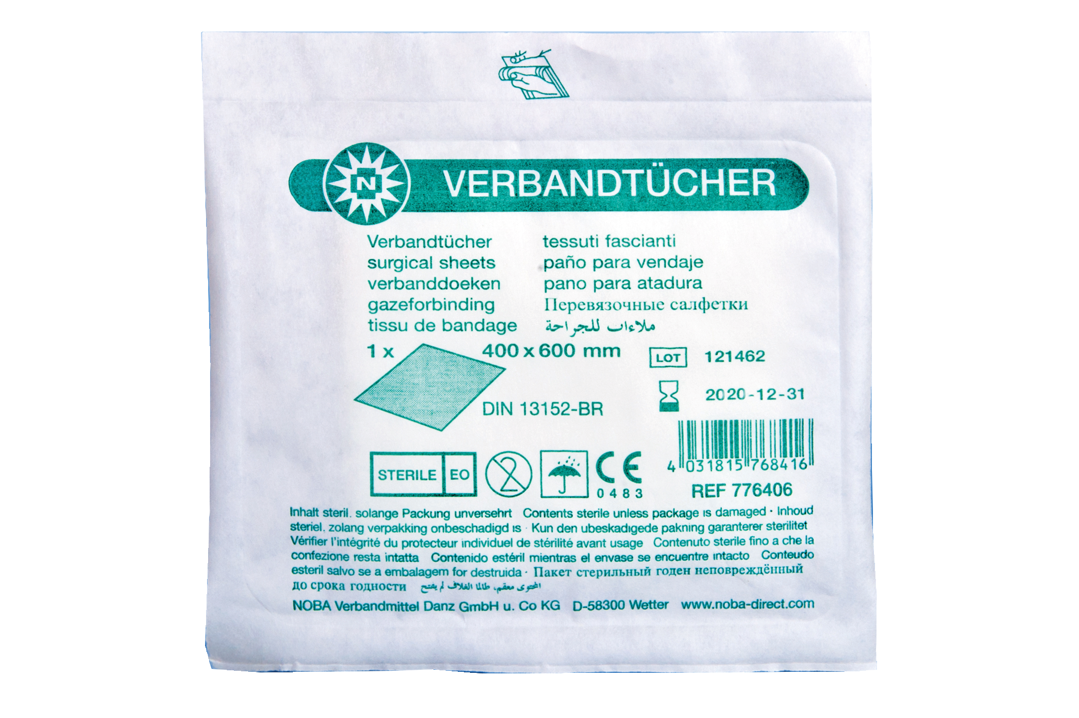NOBA – Verbandtuch steril