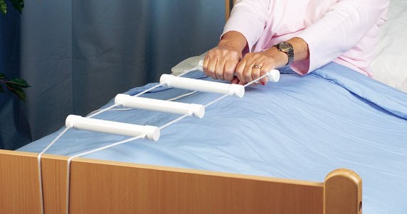 Bettstrickleiter, Bettleiter, Aufrichthilfe