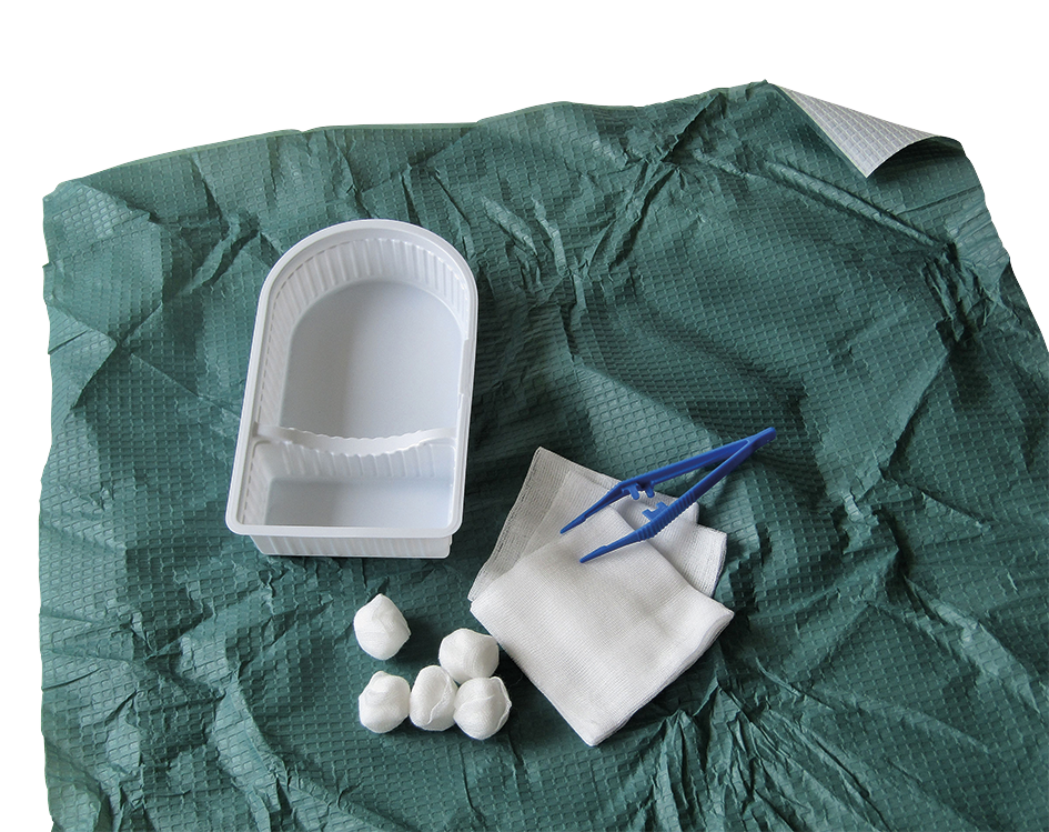 Verbandwechsel-Set mit Pinzette