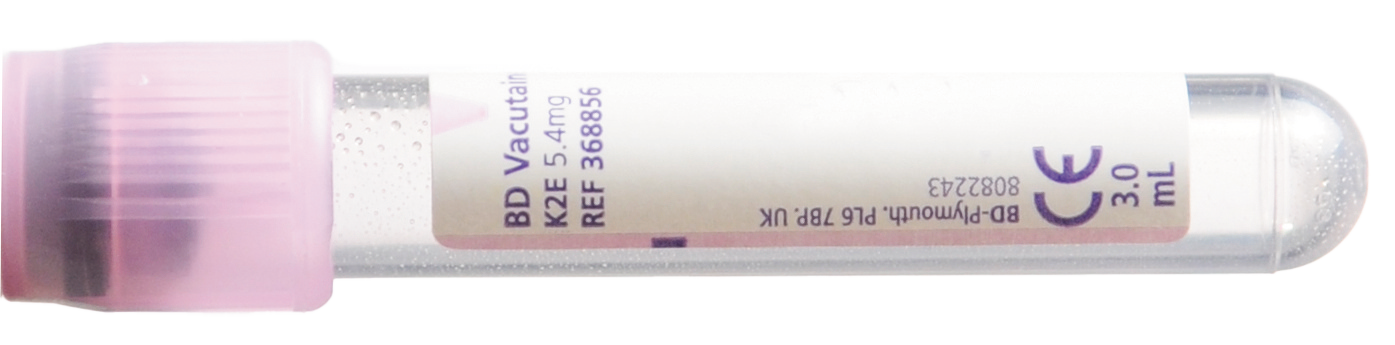 368841:BD Vacutainer EDTA - Röhrchen, Blutabnahme,