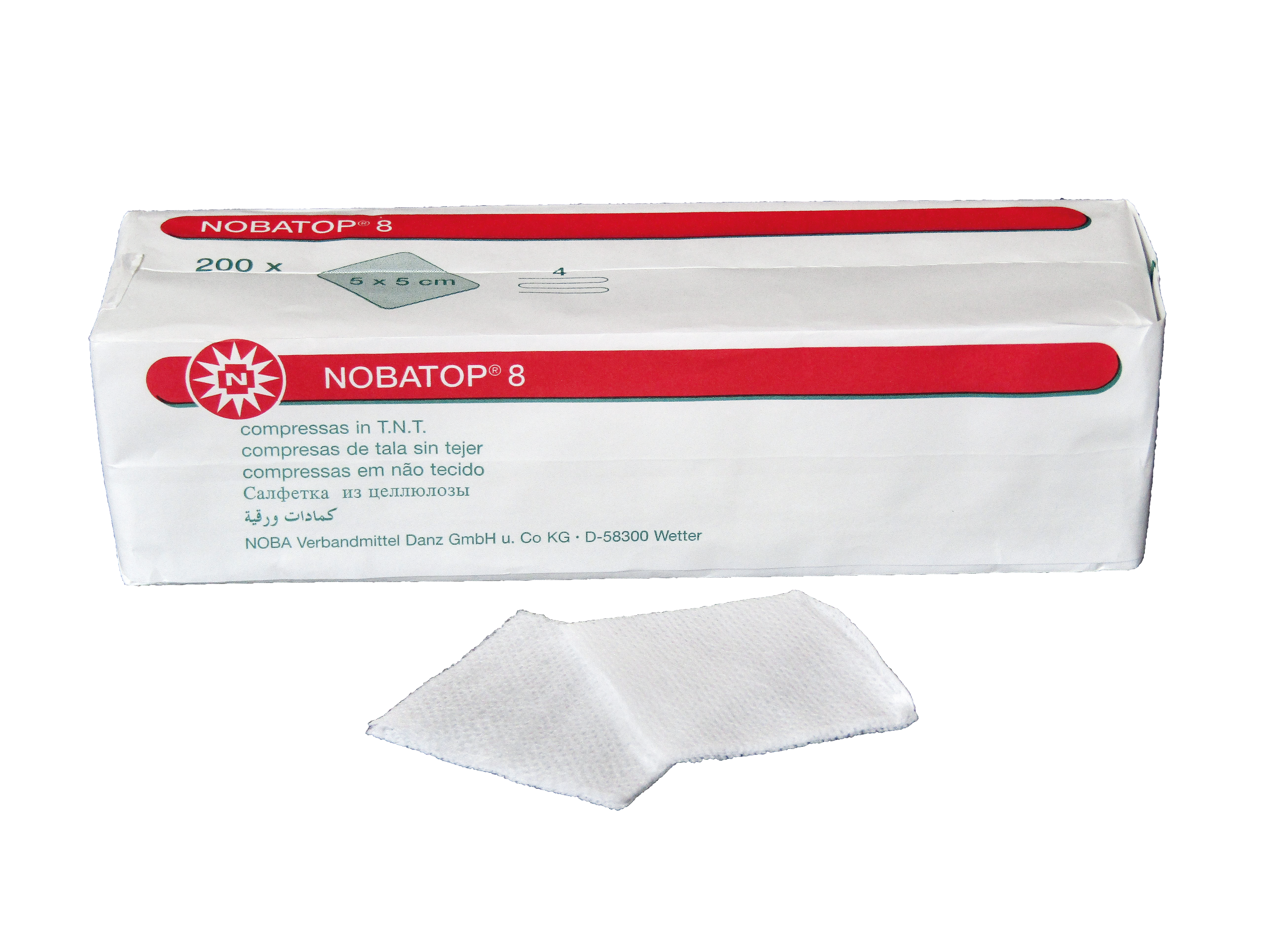 NOBA TOP®-soft – Vliesstoffkompressen-unsteril, Kompresse, Tamponaden, Salbenverband