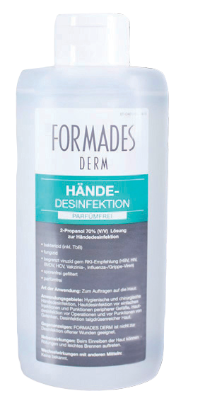 Formades Derm Med, Desinfektion, Händedesinfektion, Hautfreundliches Desinfektionsmittel