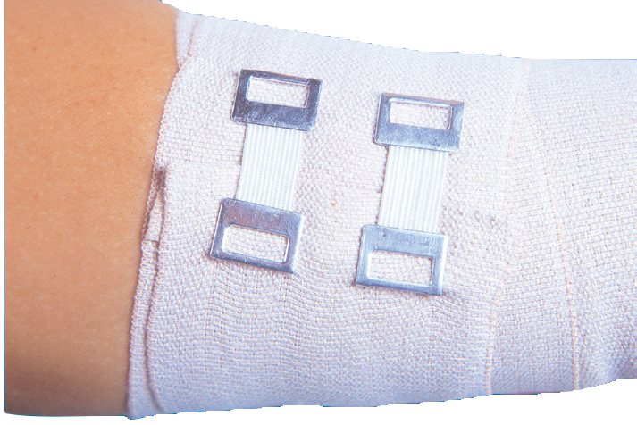 Verbandklammern, Bindenhalter