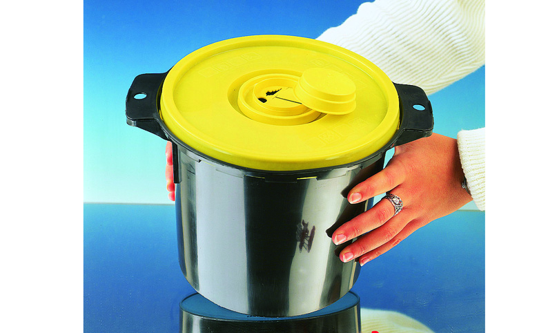 Kanülenabwurfbehälter, Sicherheitsbehälter, Sicherheitsbox für Kanülen, Entsorgungsbehälter