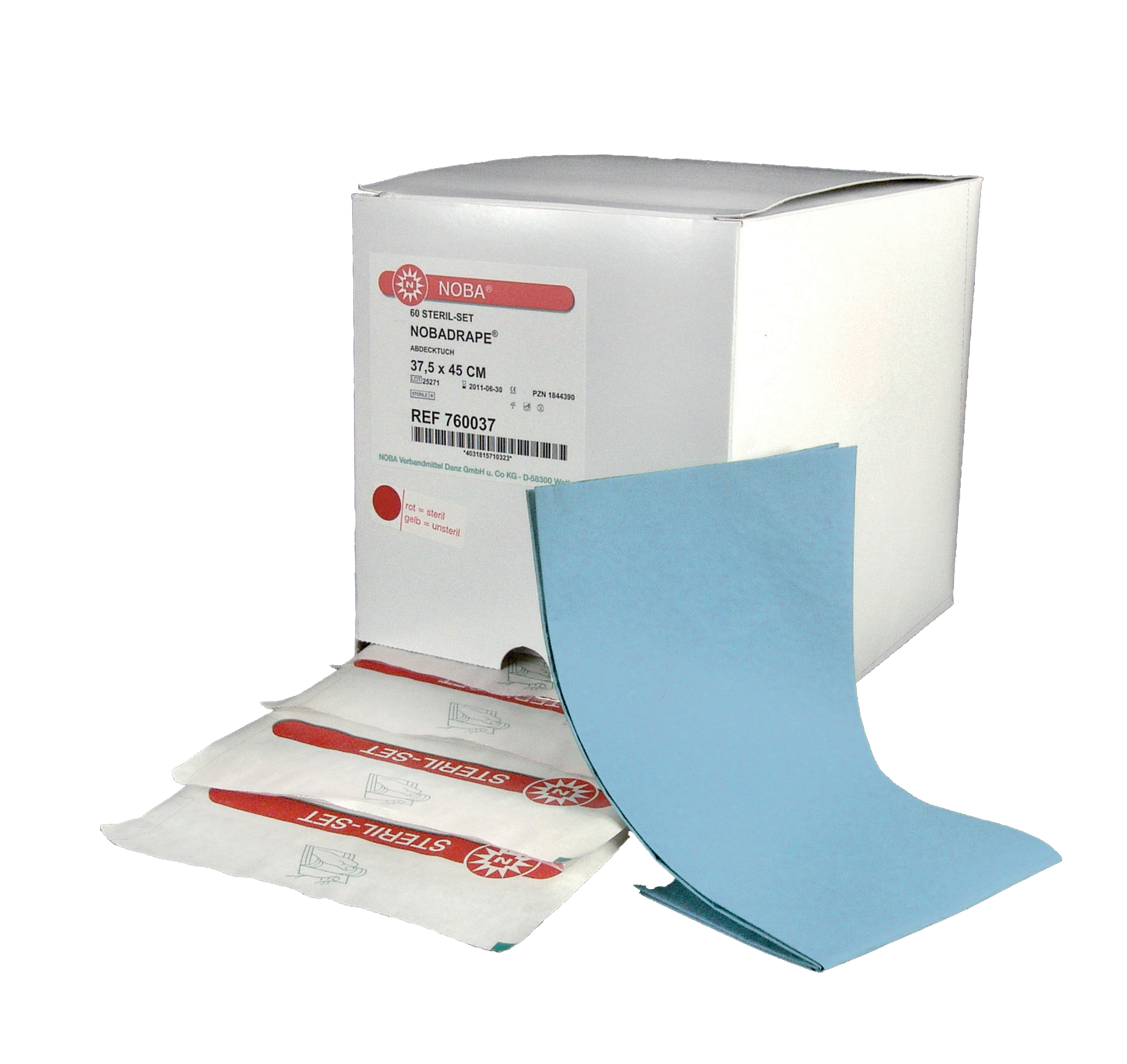 760037:NOBADRAPE® Abdecktuch steril, Abdeckplane,
Schutztuch, Abdeckmaterial 760037:NOBADRAPE® Abdecktuch steril, Abdeckplane,
Schutztuch, Abdeckmaterial