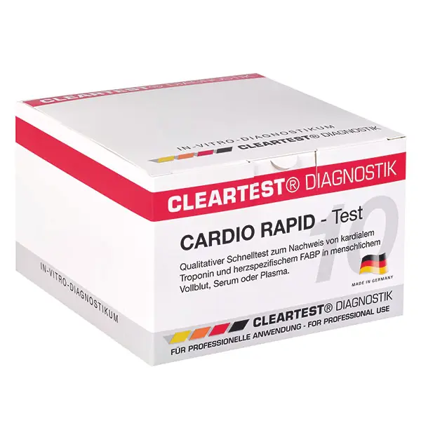 C321319010:Cleartest Cardio rapid, Infarkttest, Schnelltest, Troponin, Kardio