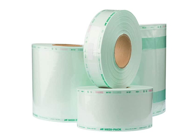 600105:Klarsichtrolle - Dampsterilisation, Sterirolle, Sterilisationsfolie