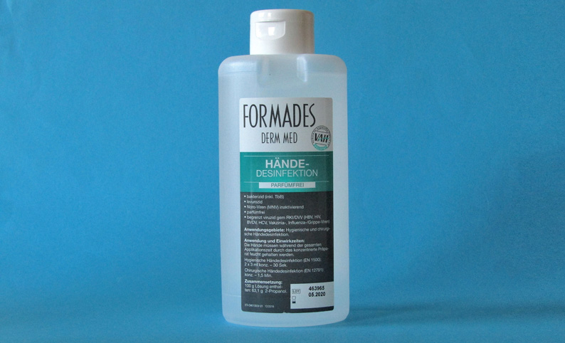 65671:Formades Derm Med, Desinfektion, Händedesinfektion, Hautfreundliches Desinfektionsmittel