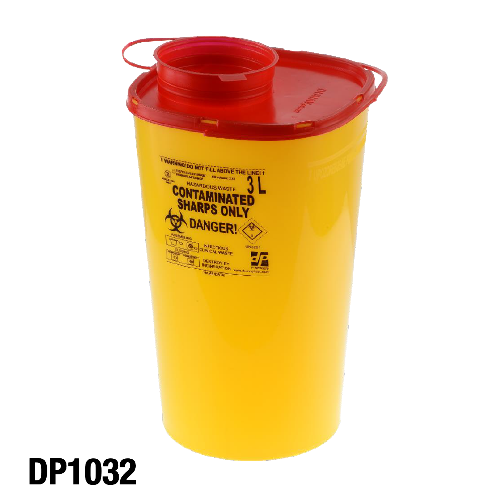 DP1032:Kanülenabwurfbehälter, Sicherheitsbehälter, Sicherheitsbox für Kanülen, Sharp Guard Container