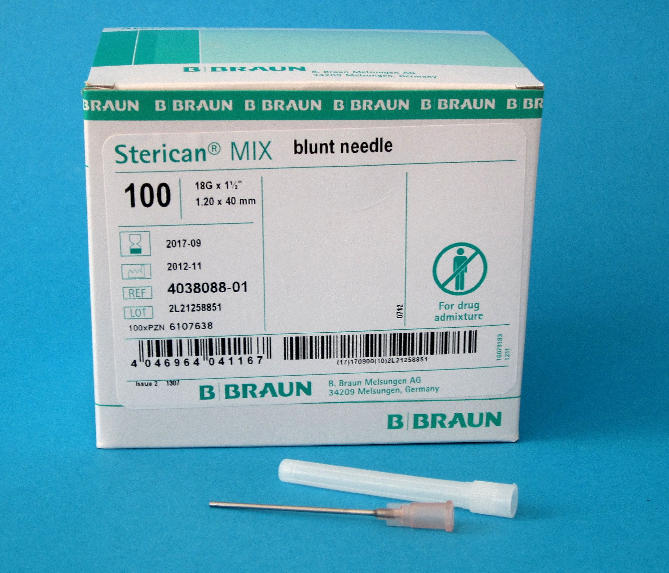 Sterican Mix Aufziehkanüle, Injektionsvorbereitungskanüle