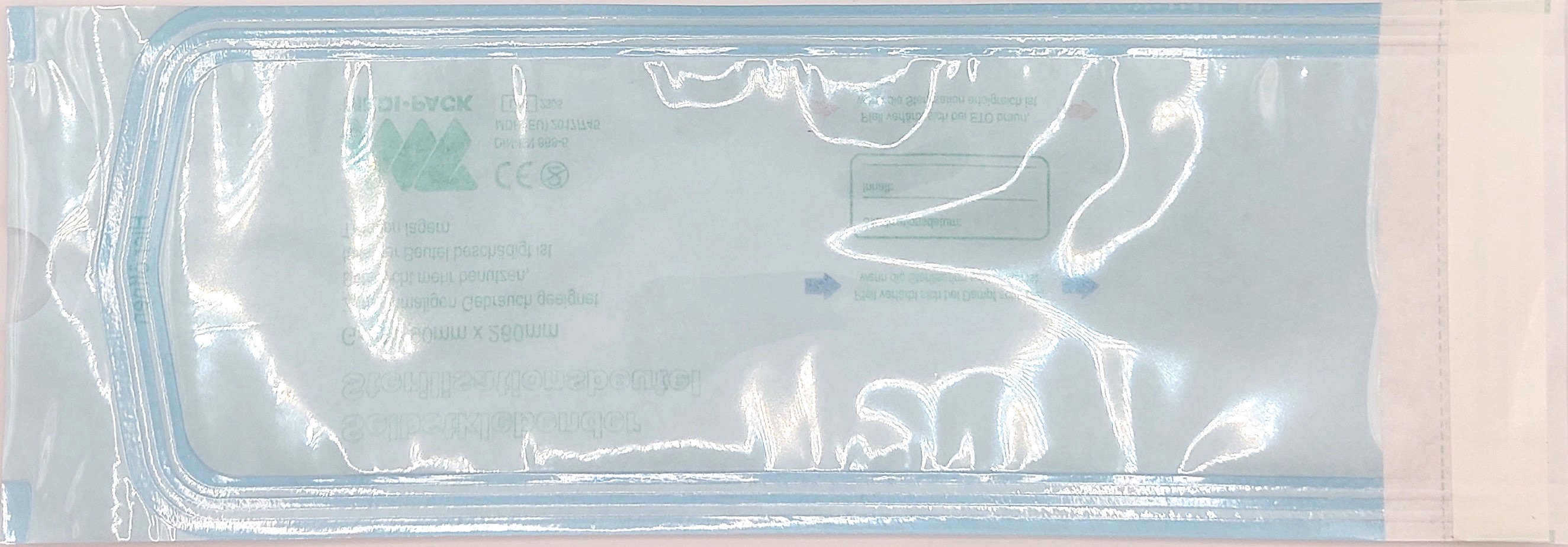 Sterilisationsbeutel selbstklebend, Sterilisation, Aufbereitung, Steribeutel, Steri