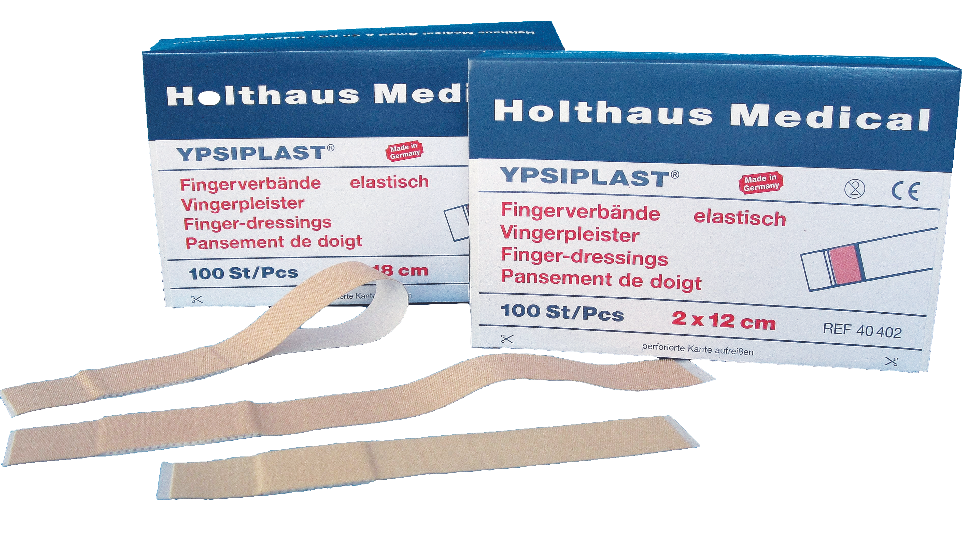 40402:YPSIPLAST® Fingerverbände, elastischer Streifenverband, Pflaster 40402:YPSIPLAST® Fingerverbände, elastischer Streifenverband, Pflaster