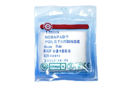 Nobapad steril, Polsterbinde, Watte, Pad