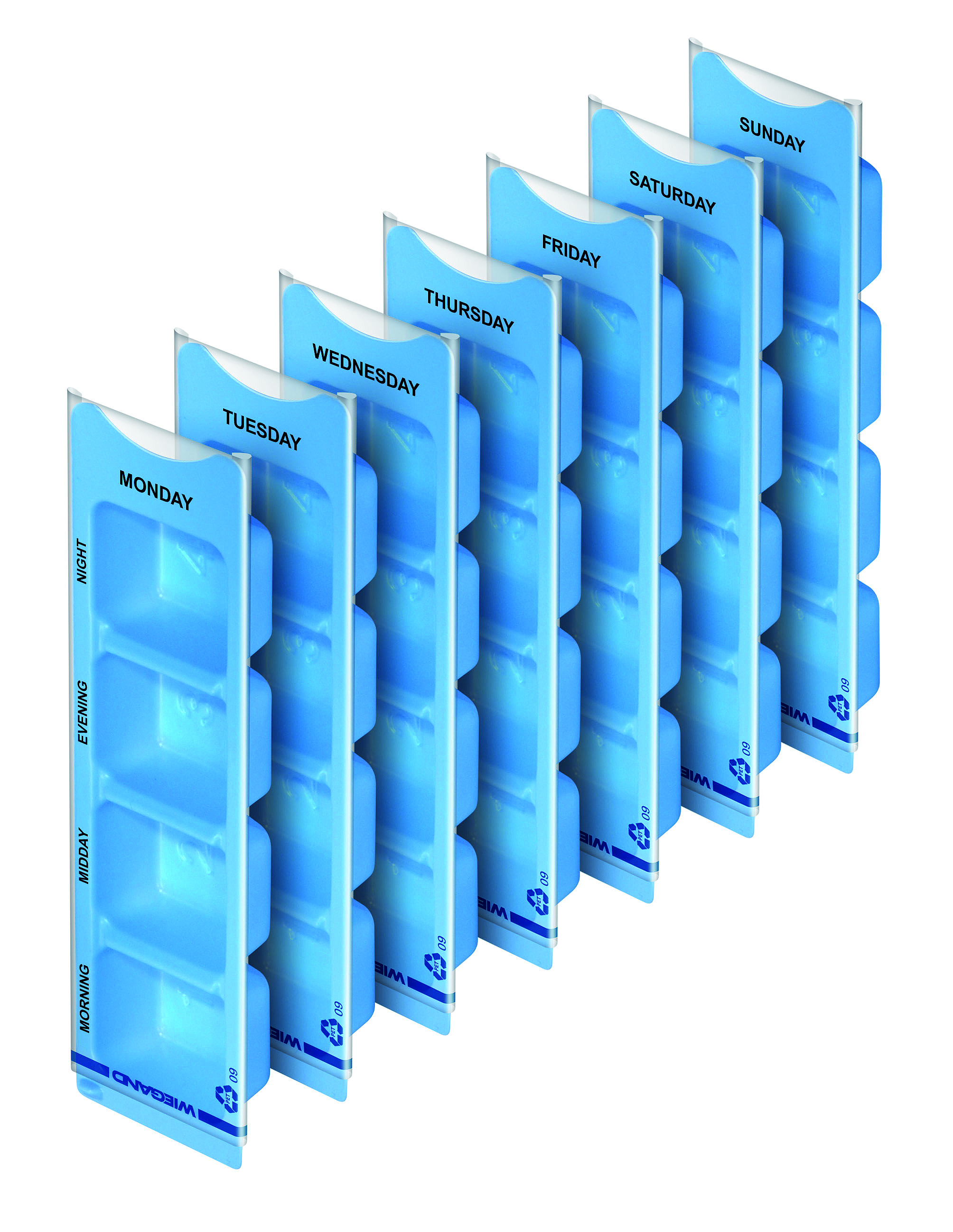 W7-01DE1-.-09:Wochenset Dispenser - PICCOLO, Medikamententeiler, Wochendispenser, Medikamente