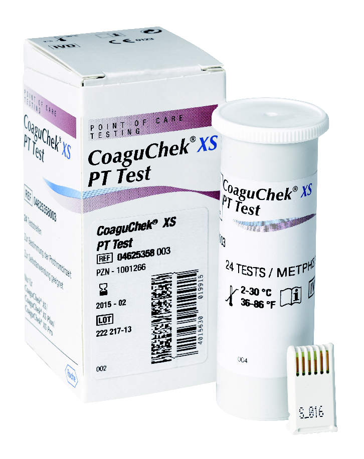 CoaguCheck XS PT-Test, Blutgerinnungstest