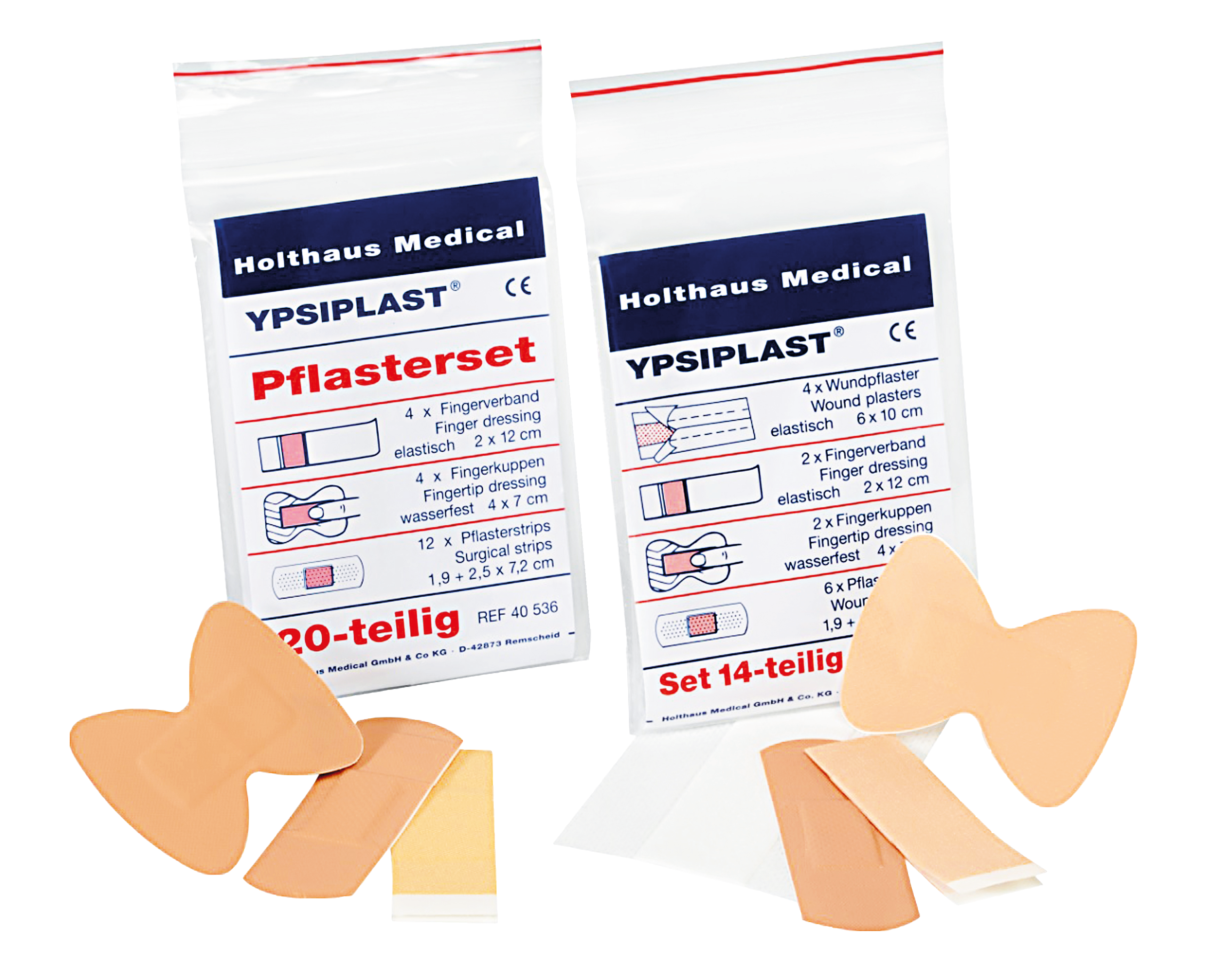 40537:YPSIPLAST® Pflasterset „DIN", Pflasterpackung, Wundpflasterset