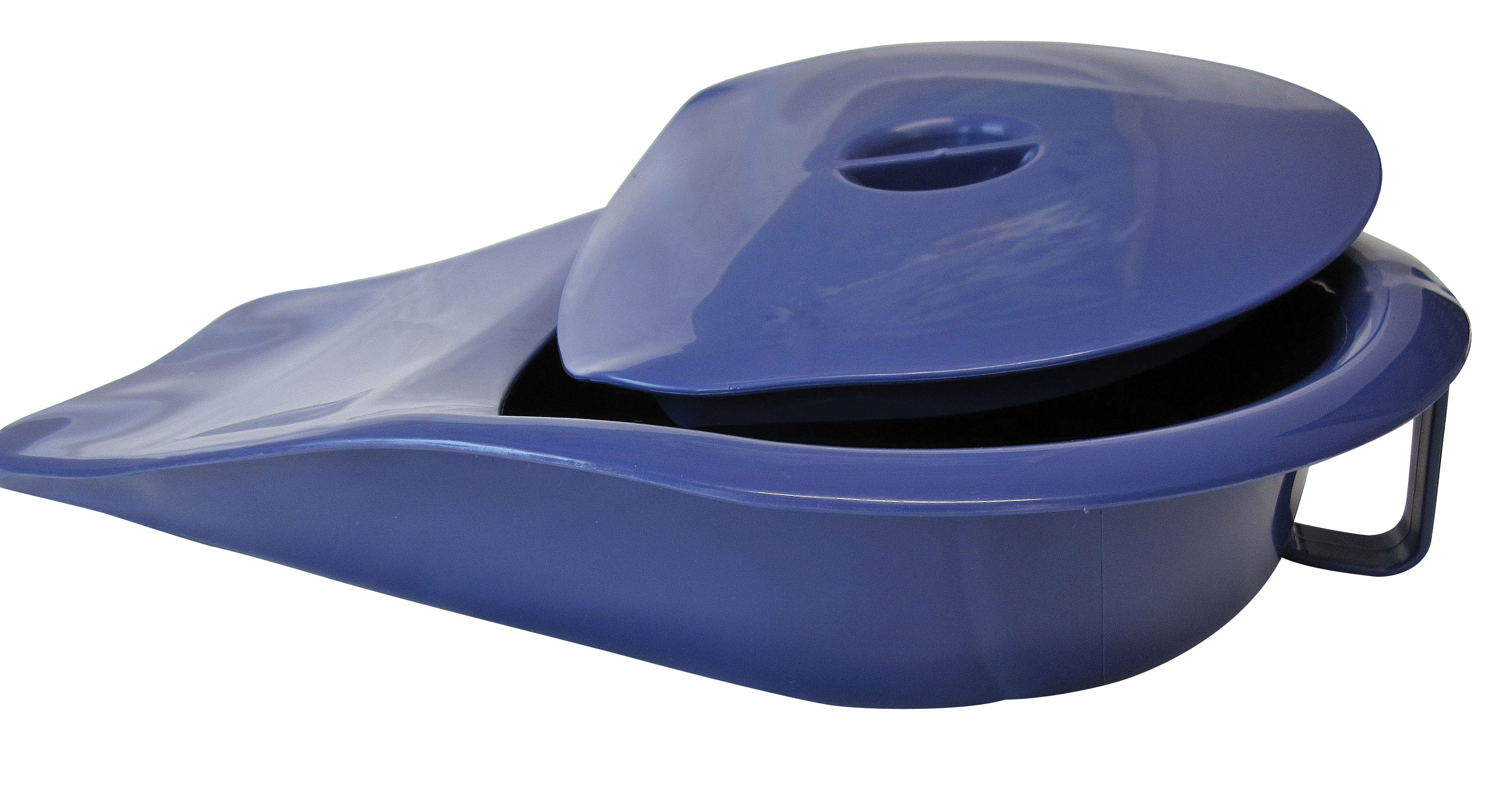 30043B:Bettpfanne, Stechbecken aus Kunststoff, Krankenpfanne, Toilettenpfanne