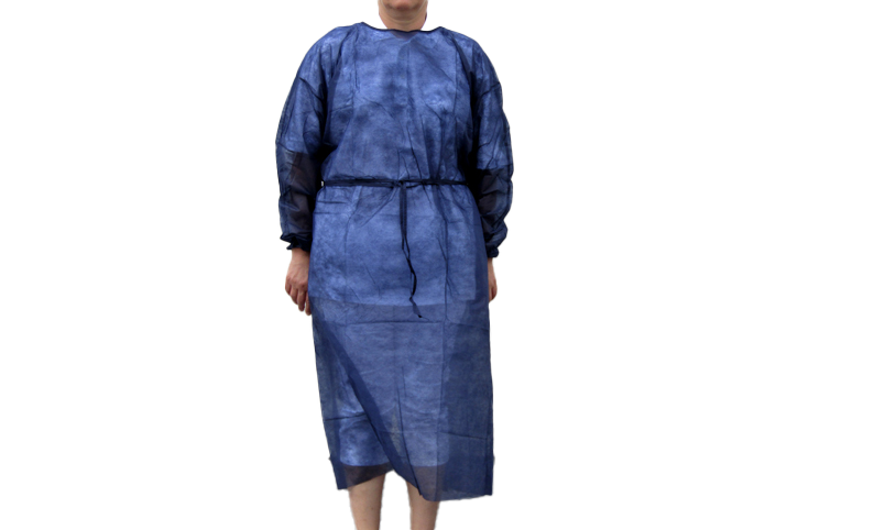 665015:Besucherkittel blau, Hygienekittel, Vlieskittel, Kittel