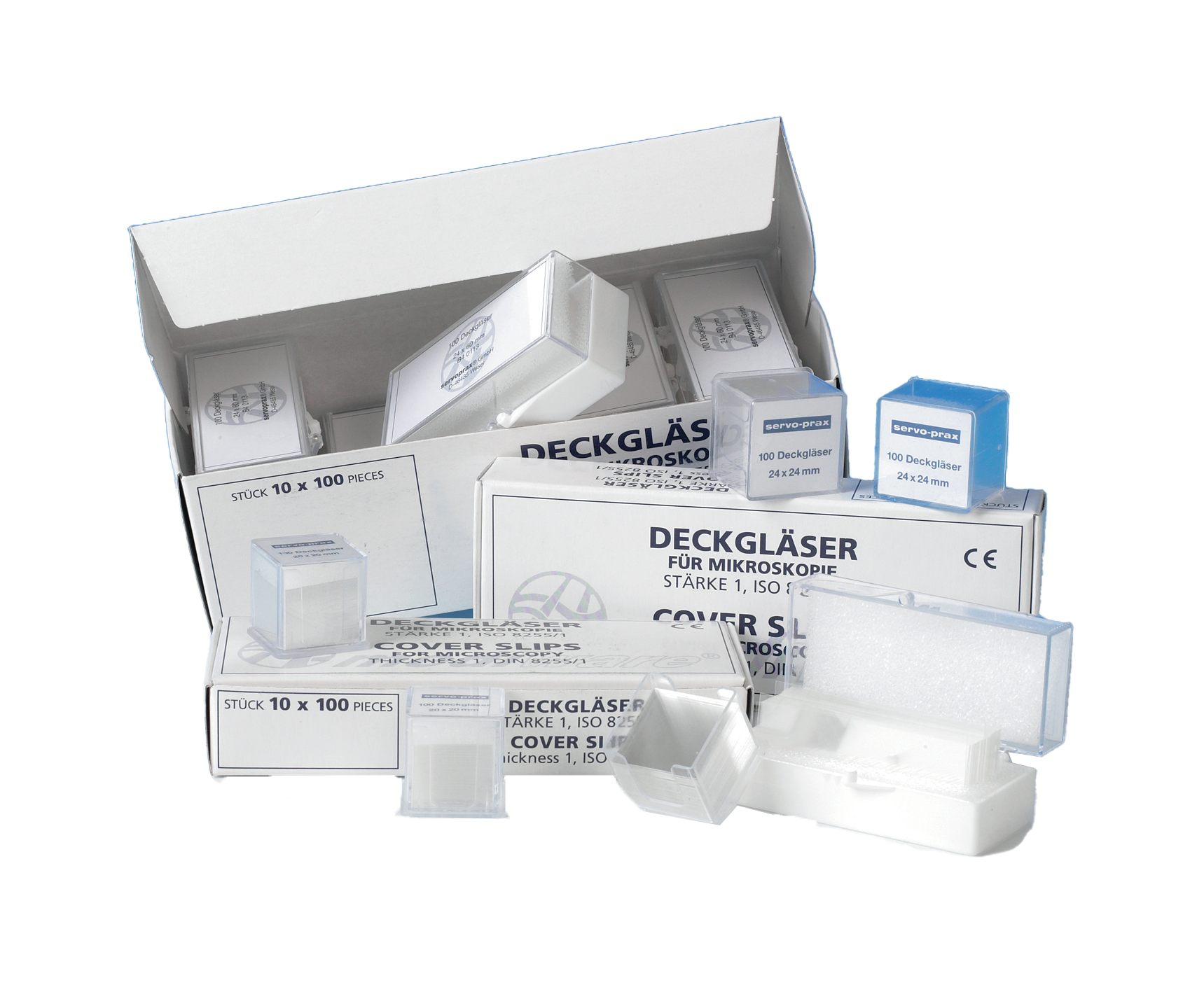 Deckgläser, Objektträgerdeckel

, Mikroskopdeckgläser