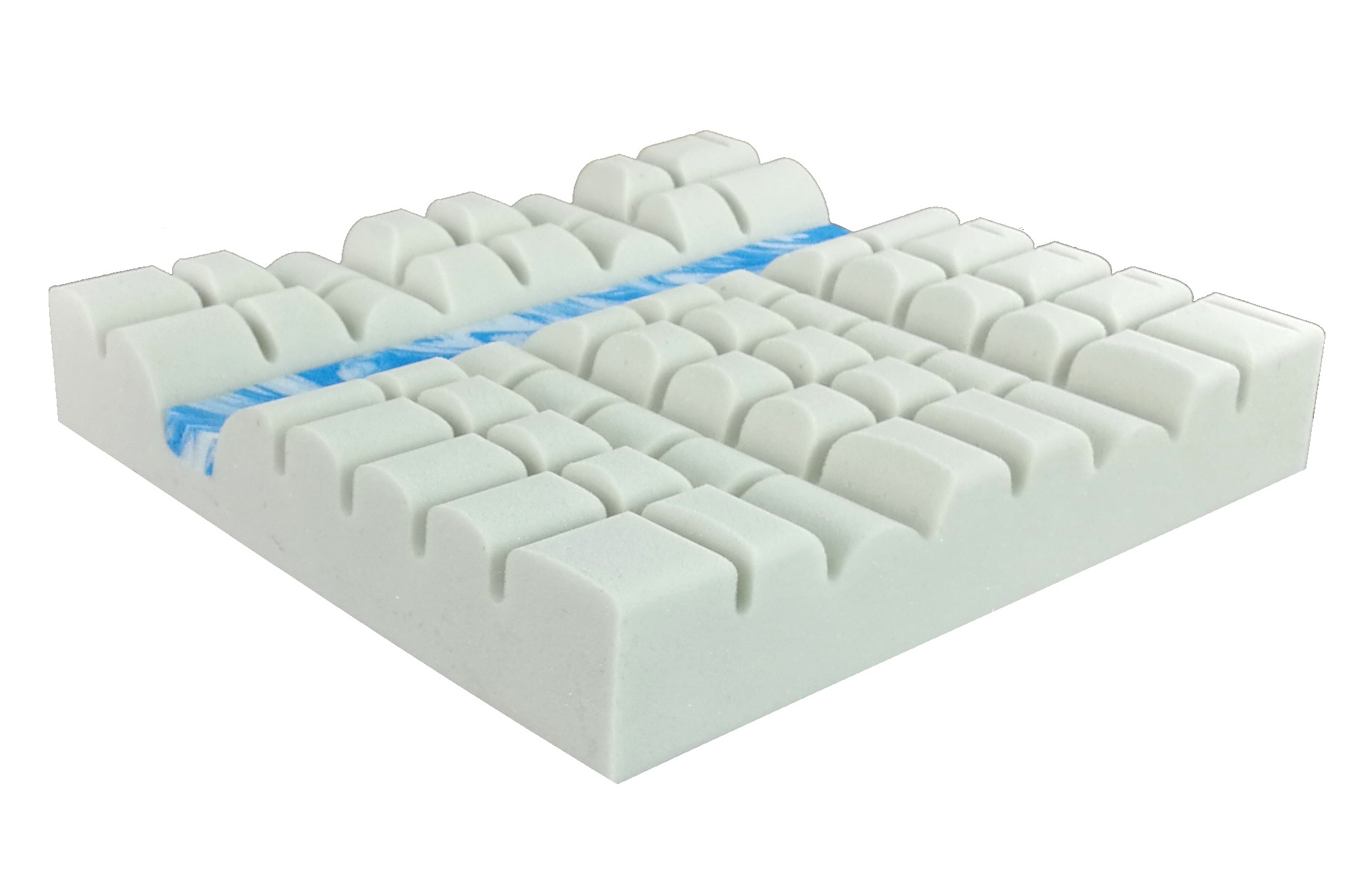 Sitzkissen Cube Gel, Gel-Sitzkissen, 

Würfel-Gelkissen