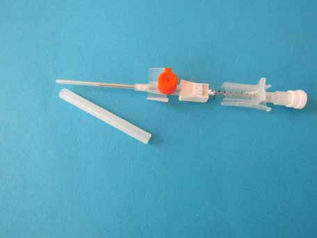 393230:BD Venflon Pro Safety Sicherheitsvenenverweilkatheter mit Zuspritzventil, Kanüle, Katheter