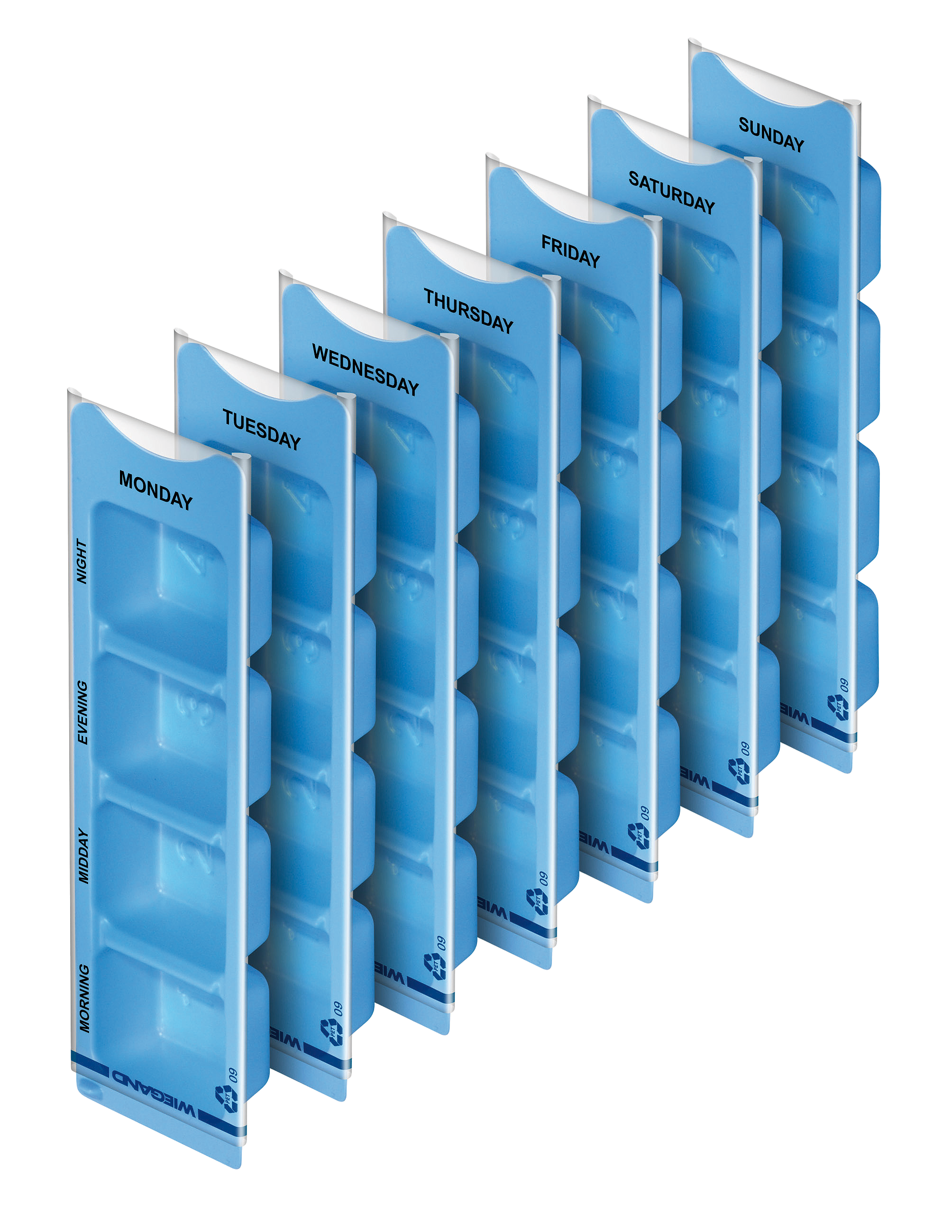 W7-01DE1-.-09:Wochenset Dispenser - PICCOLO, Medikamententeiler, Wochendispenser, Medikamente