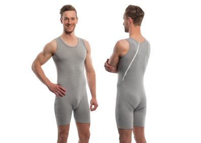 4696013L:Pflegebody Rückenreissverschluss, ohne Arm 4696013L:Pflegebody Rückenreissverschluss, ohne Arm