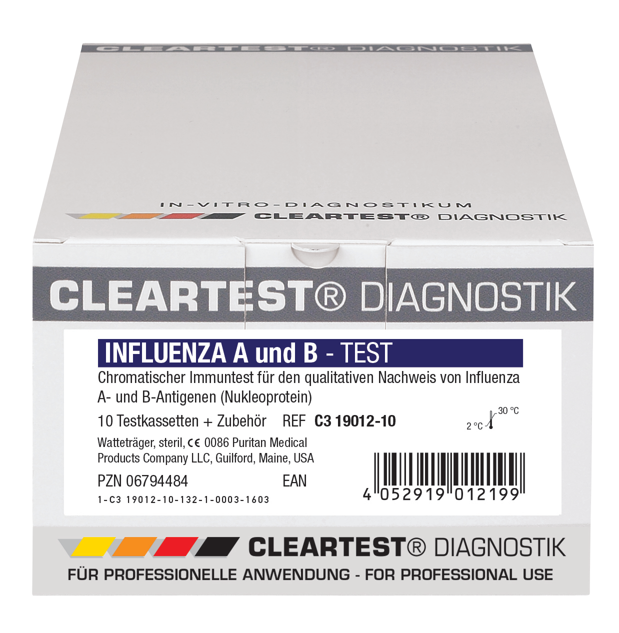 C319012:CLEARTEST® Influenza Test, Antigen Grippe Schnelltest