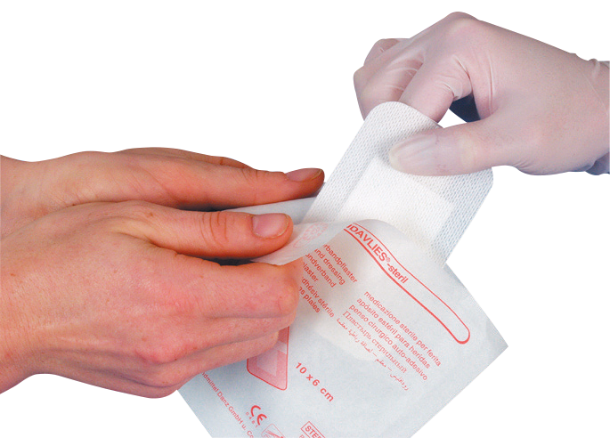 072585:RUDAVLIES® Steril-Wundschnellverband, Vliespflaster, Wundschnellverband,Vlies, Pflaster