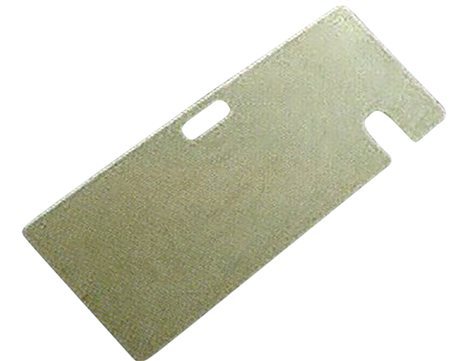 Rutschbrett mit Ausnehmung, Rollstuhlseitenteil