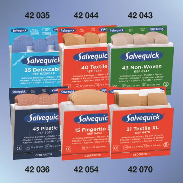Pflasterstrips u. Fingerkuppenpflaster, Nachfüllung für Pflasterspender
