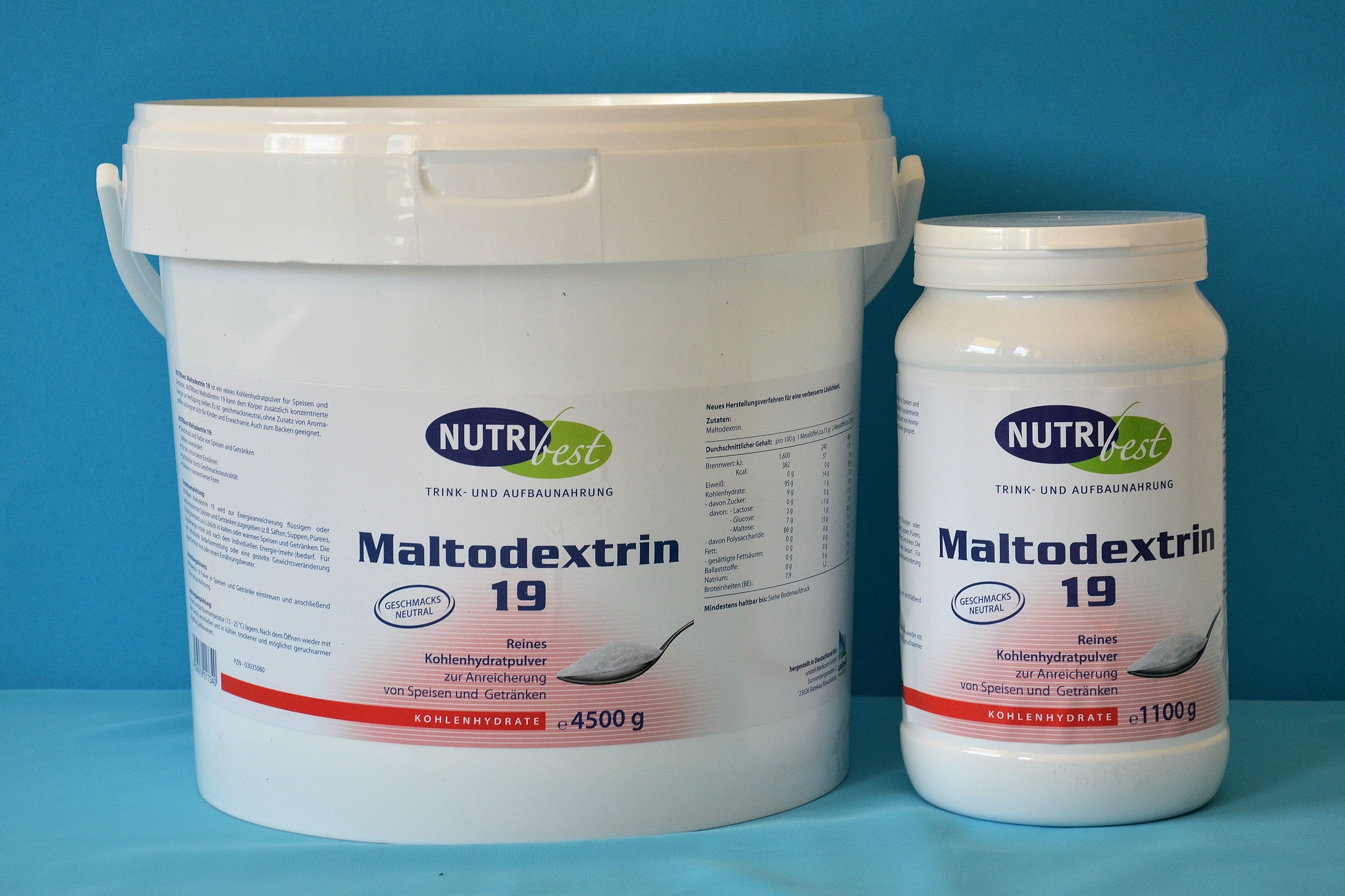 NUTRIBEST Maltodextrin 19, Kohlenhydratpilver