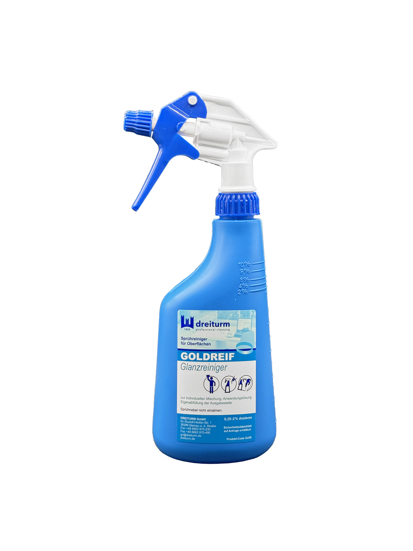 Leersprühflasche für Glanzreiniger Goldreif 1L