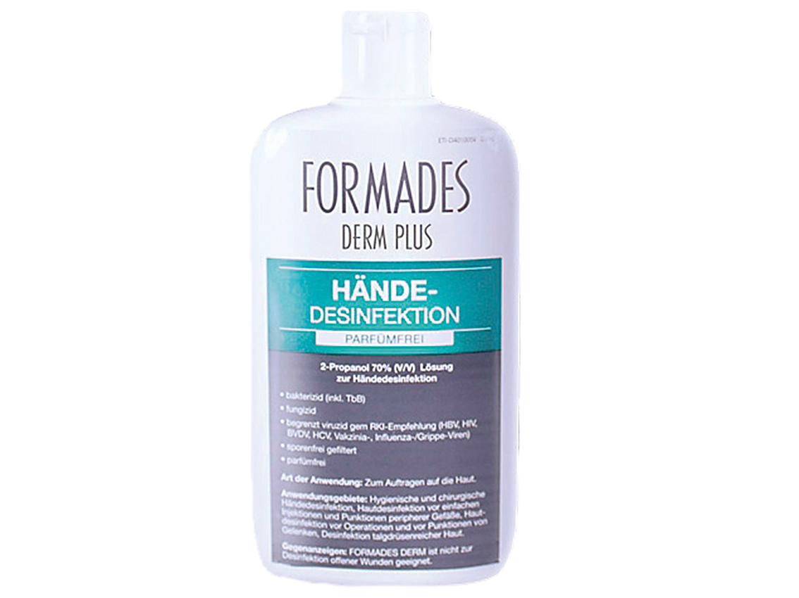 65674:Formades Derm plus Händedesinfektion, Desinfektionsmittel
