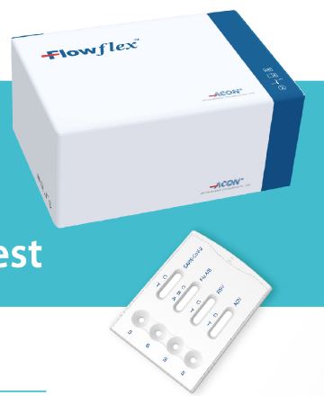 L031-12335:FLOWFLEX SARS-CoV-2 & Flu A-B & RSV & Adneovirus Antigen Combo Rapid Test