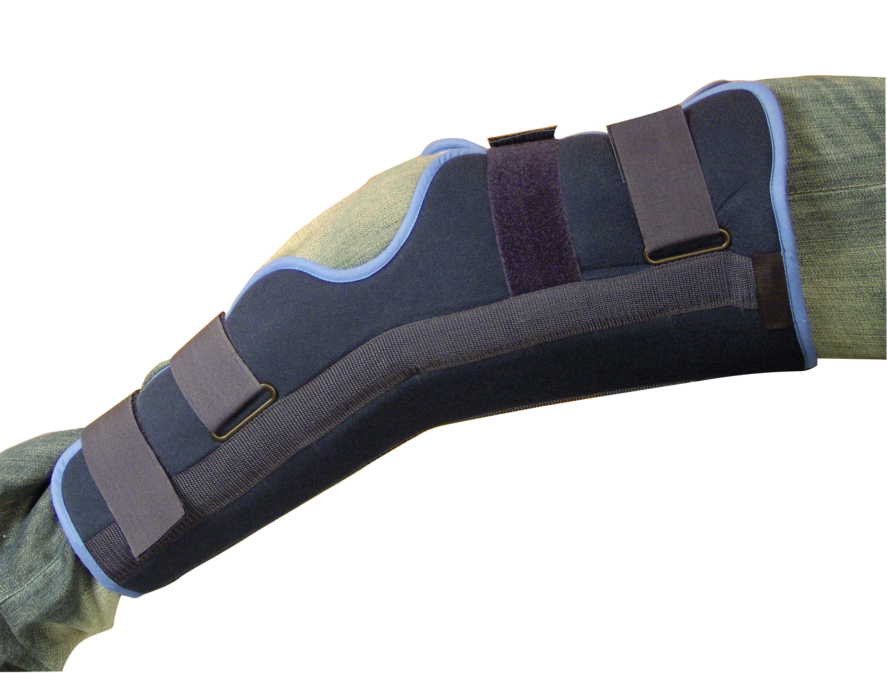 1420-1:ORTHOPEDIC Knie Splint dreiteilig, 20° gebogen, Banage, Schiene