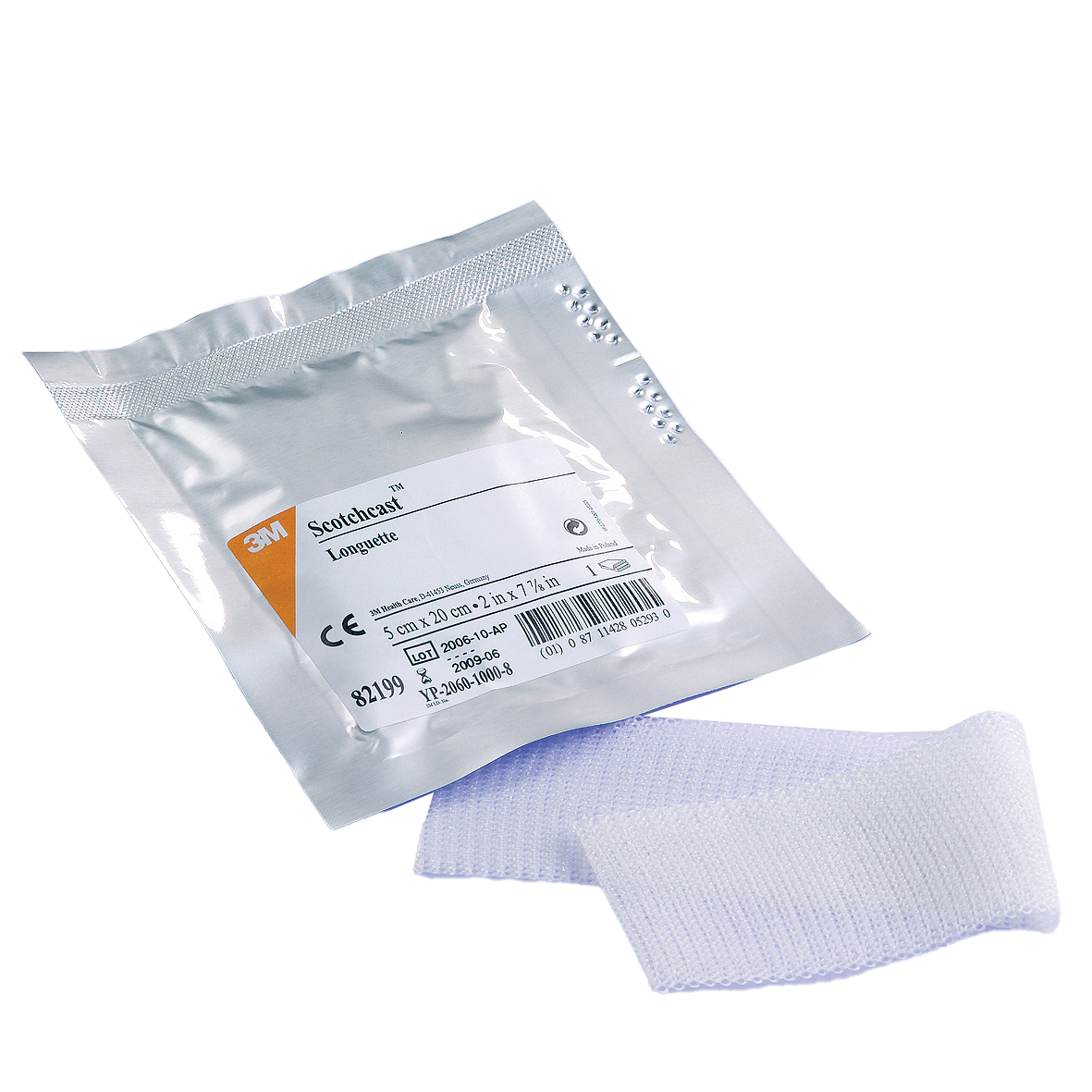 82199:3M™ SCOTCHCAST™ Longuetten, Gipsbinden aus Kunststoff