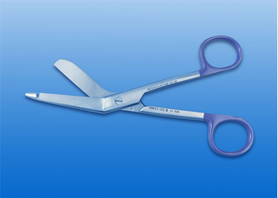 Verbandschere nach LISTER – kniegebogen, Schere, Listerschere