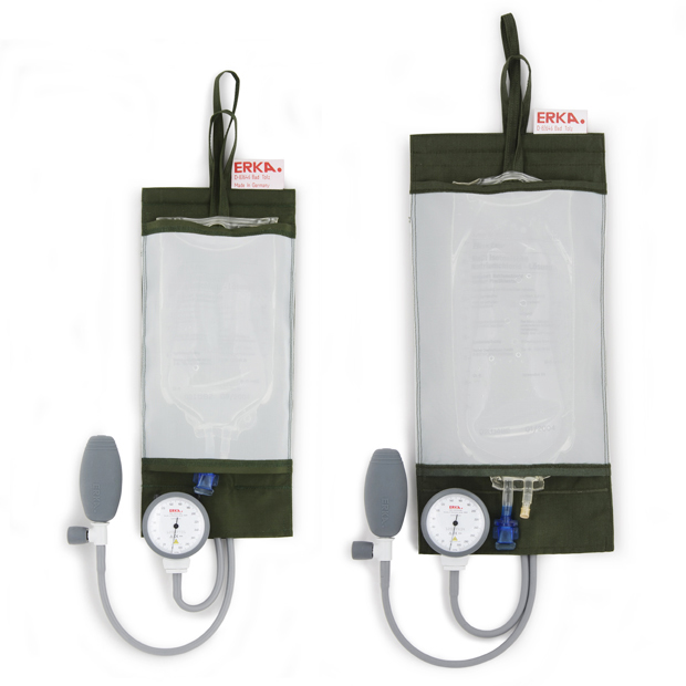 Druckinfusionsmanschette, Infusionsbeutel mit Druckfunktion