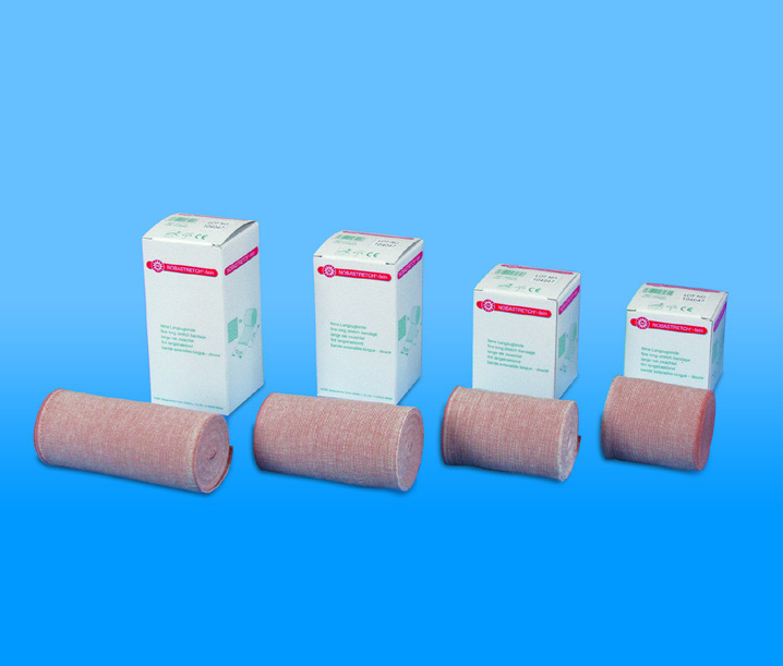 NOBASTRETCH® kräftig, elastische Binde, Langzugbinde, Verband, Wundverband