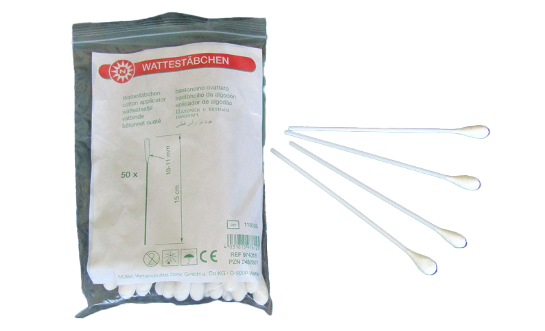 974016:Wattestäbchen, Kunststoffträger